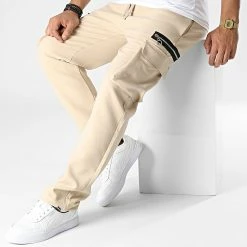 Pantalon Cargo KL-2111 Beige de ADJ 8 Pantalon Cargo KL-2111 Beige de ADJ -ADJ Soldes adj 344758 KL 2111 BEIGE 20221021T161328 03