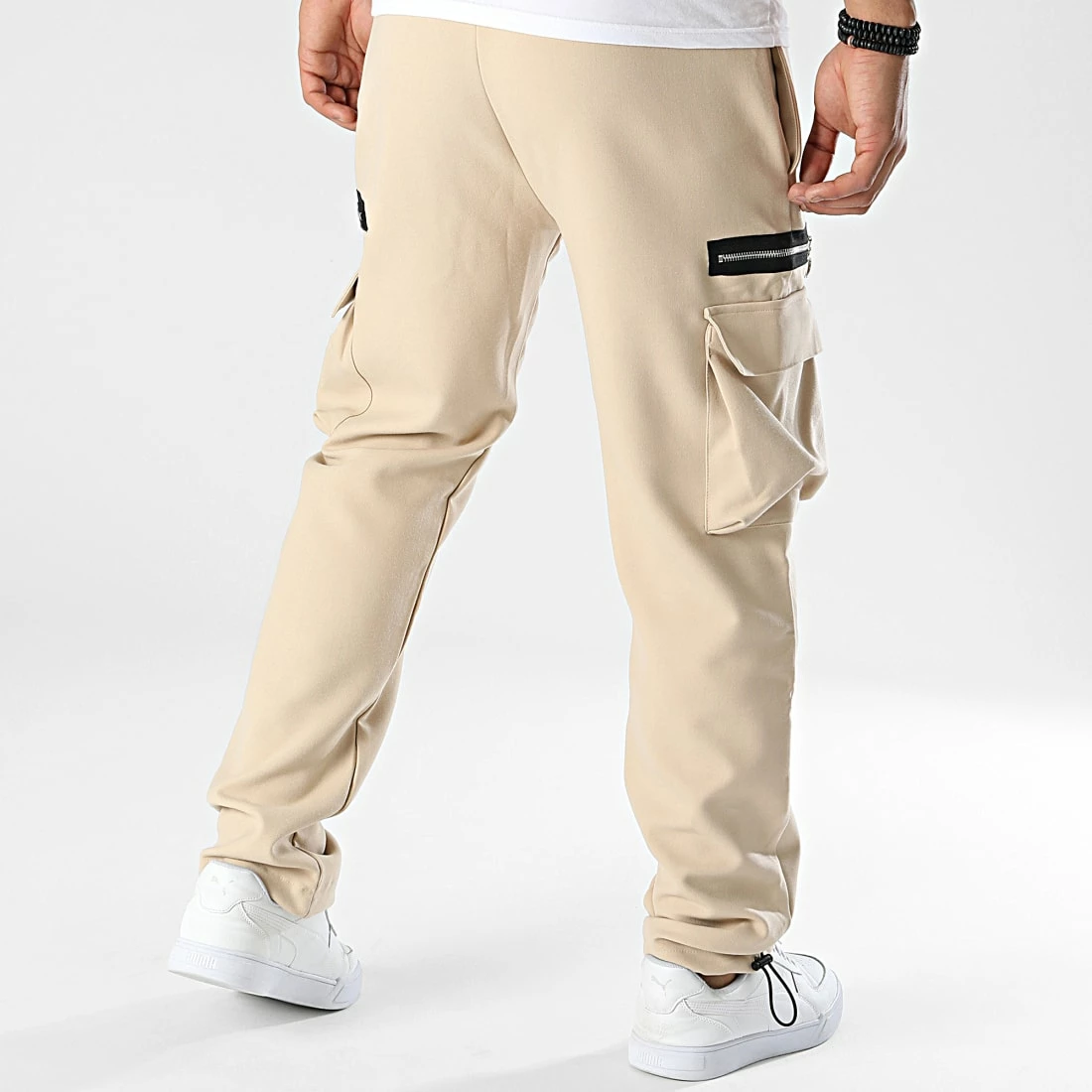 Pantalon Cargo KL-2111 Beige de ADJ 6 Pantalon Cargo KL-2111 Beige de ADJ – Image 4