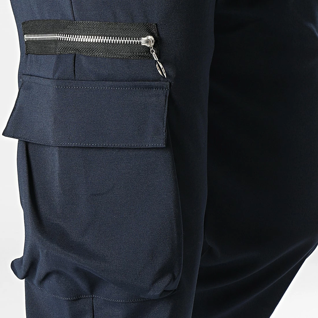Pantalon Cargo KL-2111 Bleu Marine de ADJ 4 Pantalon Cargo KL-2111 Bleu Marine de ADJ – Image 2