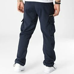 Pantalon Cargo KL-2111 Bleu Marine de ADJ 9 Pantalon Cargo KL-2111 Bleu Marine de ADJ -ADJ Soldes adj 344760 KL 2111 DARK BLUE 20221108T141730 04