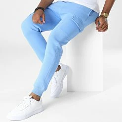 Pantalon Cargo KL-2119 Bleu Clair de ADJ -ADJ Soldes adj 344766 KL 2119 B BABY BLUE 20221027T160808 03