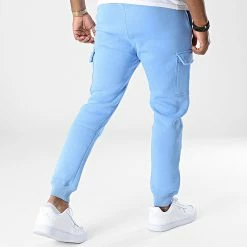 Pantalon Cargo KL-2119 Bleu Clair de ADJ -ADJ Soldes adj 344766 KL 2119 B BABY BLUE 20221027T160809 04