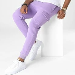 Pantalon Cargo KL-2119 Violet de ADJ -ADJ Soldes adj 344767 KL 2119 B LILAC 20221027T160825 03
