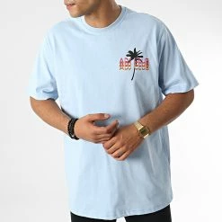 Tee Shirt Oversize Large KL-2105 Bleu Clair Floral de ADJ 8 Tee Shirt Oversize Large KL-2105 Bleu Clair Floral de ADJ -ADJ Soldes adj 344777 KL 2105 B BABY BLUE 20221024T145921 03