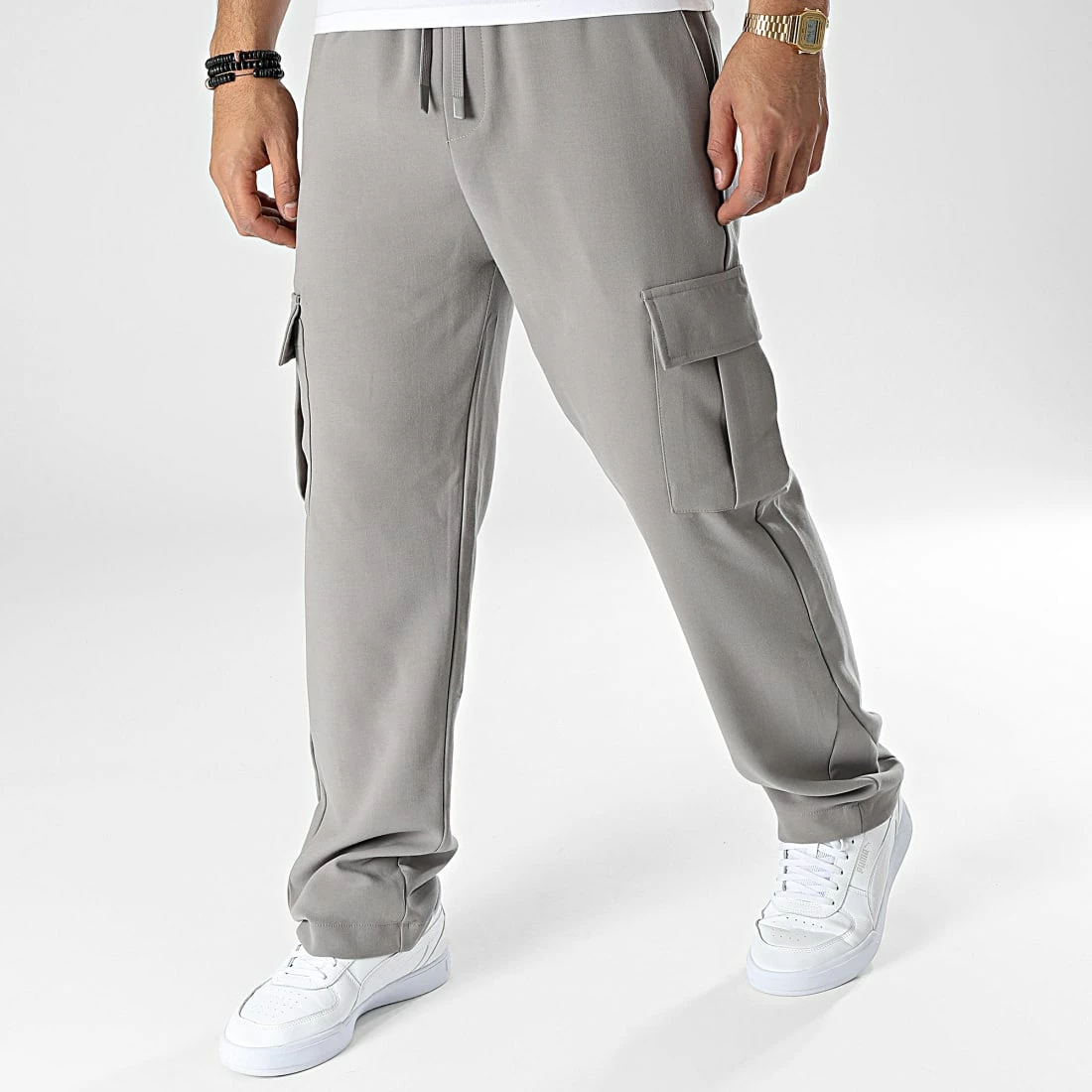 Pantalon Cargo KL-2112 Gris de ADJ 3 Pantalon Cargo KL-2112 Gris de ADJ