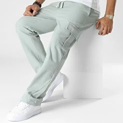 Pantalon Cargo KL-2112 Vert de ADJ -ADJ Soldes adj 346640 KL 2112 OLIVE 20221108T151600 03