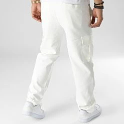 Pantalon Cargo KL-2112 Blanc de ADJ -ADJ Soldes adj 346641 KL 2112 OFF WHITE 20221108T152656 04