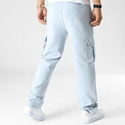 Pantalon Cargo KL-2112 Bleu Clair de ADJ -ADJ Soldes adj 346643 KL 2112 BLUE 20221108T151617 04