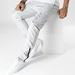 Pantalon Cargo KL-2113 Gris de ADJ -ADJ Soldes adj 346649 KL 2113 GREY 20221108T152253 03