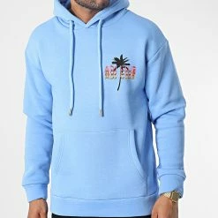 Sweat Capuche KL-2116 Bleu de ADJ -ADJ Soldes adj 346664 KL 2116 BABY BLUE 20221104T152735 04