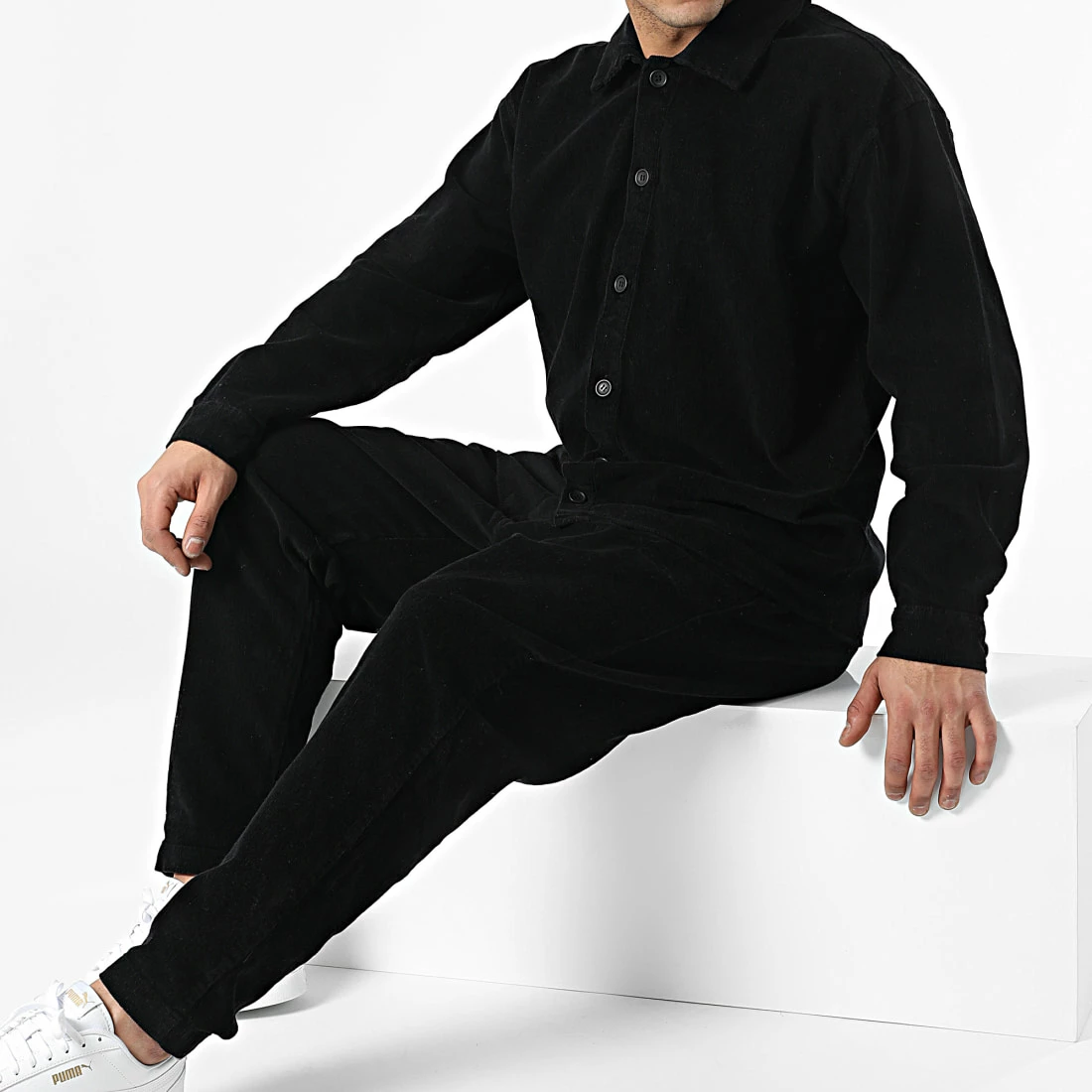 Ensemble Surchemise et Pantalon 701000 Noir de ADJ 3 Ensemble Surchemise et Pantalon 701000 Noir de ADJ