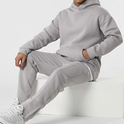 Ensemble De Survetement KL-2023 Gris Clair de ADJ