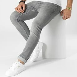 Jean Slim KL-2025 Gris de ADJ -ADJ Soldes classic series 299803 KL 2025 LIGHT GREY 20220126T154602 03