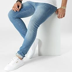 Jean Slim KL-2015 Bleu Denim de ADJ -ADJ Soldes classic series 299812 KL 2015 BLUE 2 20220126T154523 03