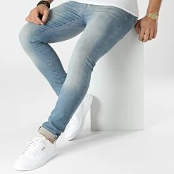 Jean Slim KL-2015 Bleu Denim de ADJ -ADJ Soldes classic series 299815 KL 2015 BLUE 3 20220126T154436 03