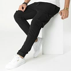 Pantalon Cargo KL-2029 Noir de ADJ -ADJ Soldes classic series 299827 KL 2029 BLACK 20220126T142819 03