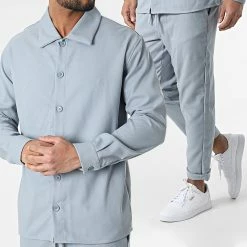 Ensemble De Survetement KL-2046 Bleu Clair de ADJ