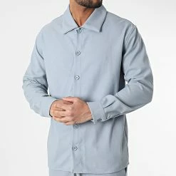 Ensemble De Survetement KL-2046 Bleu Clair de ADJ -ADJ Soldes classic series 303154 KL 2046 ZEN BLUE 20220217T151443 03