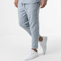 Ensemble De Survetement KL-2046 Bleu Clair de ADJ -ADJ Soldes classic series 303154 KL 2046 ZEN BLUE 20220217T151444 04