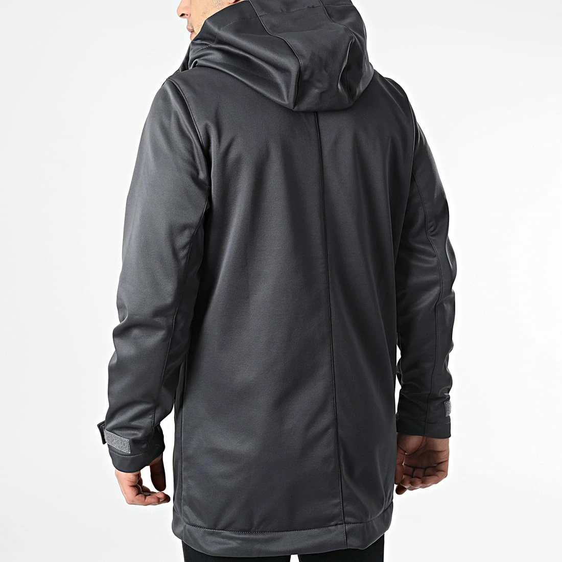 Veste Zippée Capuche KL-2009 Gris Anthracite de ADJ 5 Veste Zippée Capuche KL-2009 Gris Anthracite de ADJ – Image 4