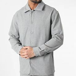 Ensemble De Survetement KL-2019 Gris Chiné de ADJ -ADJ Soldes classic series 303161 KL 2019 GREY 20220217T151226 03