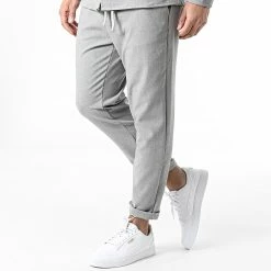 Ensemble De Survetement KL-2019 Gris Chiné de ADJ -ADJ Soldes classic series 303161 KL 2019 GREY 20220217T151227 04