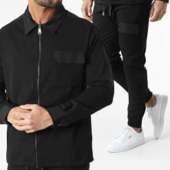 Ensemble Veste Jogging KL-2031 Noir de ADJ