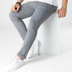 Pantalon Chino KL-2028 Gris de ADJ -ADJ Soldes classic series 303174 KL 2028 GREY 20220221T162312 01