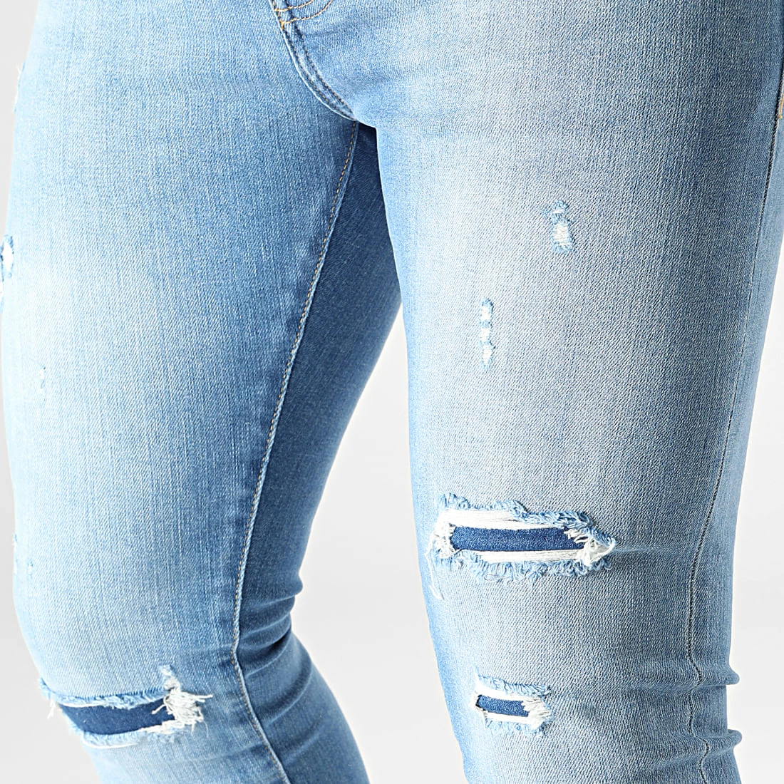 Jean Skinny KL-2014 Bleu Wash de ADJ 4 Jean Skinny KL-2014 Bleu Wash de ADJ – Image 2