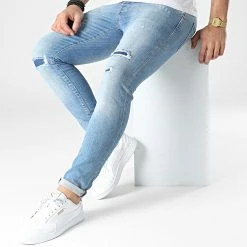 Jean Skinny KL-2014 Bleu Wash de ADJ 8 Jean Skinny KL-2014 Bleu Wash de ADJ -ADJ Soldes classic series 303179 KL 2014 BLUE2 20220221T151011 03