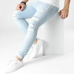 Jean Skinny KL-2014 Bleu Wash de ADJ 8 Jean Skinny KL-2014 Bleu Wash de ADJ -ADJ Soldes classic series 303182 KL 2014 BLUE 1P 20220221T152428 01