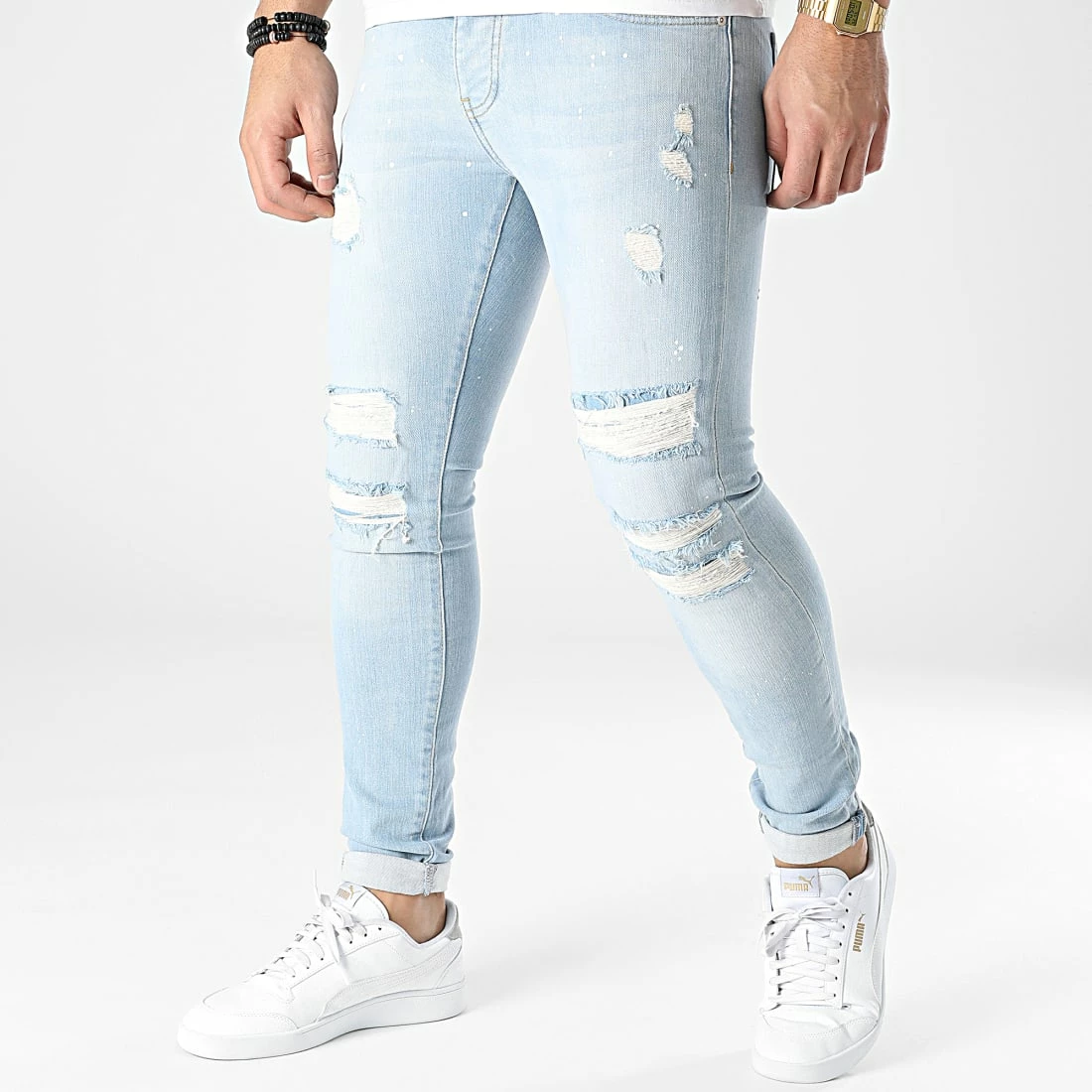 Jean Skinny KL-2014 Bleu Wash de ADJ 3 Jean Skinny KL-2014 Bleu Wash de ADJ