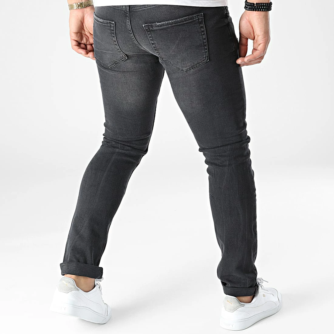 Jean Skinny KL-2036 Gris Anthracite de ADJ 6 Jean Skinny KL-2036 Gris Anthracite de ADJ – Image 4
