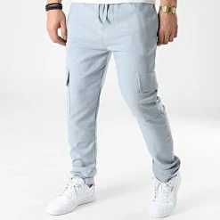 Pantalon Cargo KL-2043 Bleu Clair de ADJ