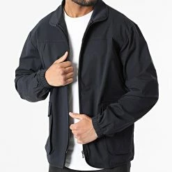 Veste Zippée KL-2030 Bleu Marine de ADJ
