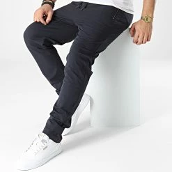 Jogger Pant KL-2041 Bleu Marine de ADJ -ADJ Soldes classic series 305318 KL 2041 DARK BLUE 20220222T155252 03