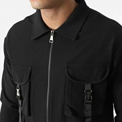 Ensemble Veste Zippée Et Jogger Pant KL-2012 Noir de ADJ -ADJ Soldes classic series 305842 KL 2012 BLACK 20220225T150040 03