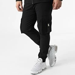 Ensemble Veste Zippée Et Jogger Pant KL-2012 Noir de ADJ -ADJ Soldes classic series 305842 KL 2012 BLACK 20220225T150041 04