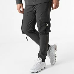 Ensemble Veste Zippée Et Jogger Pant KL-2012 Gris Anthracite de ADJ -ADJ Soldes classic series 305849 KL 2012 ANTHRACITE 20220225T145738 04
