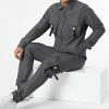 Ensemble Veste Zippée Et Jogger Pant KL-2012 Gris de ADJ