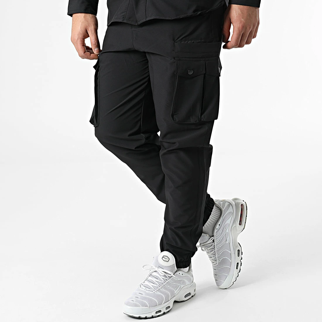 Ensemble Surchemise Et Pantalon Jogging KL-2048 Noir de ADJ 6 Ensemble Surchemise Et Pantalon Jogging KL-2048 Noir de ADJ – Image 4