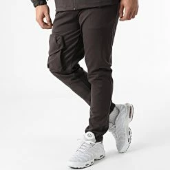 Ensemble Veste Zippée Et Jogger Pant KL-2050 Marron de ADJ -ADJ Soldes classic series 305863 KL 2050 BROWN 20220225T145859 04