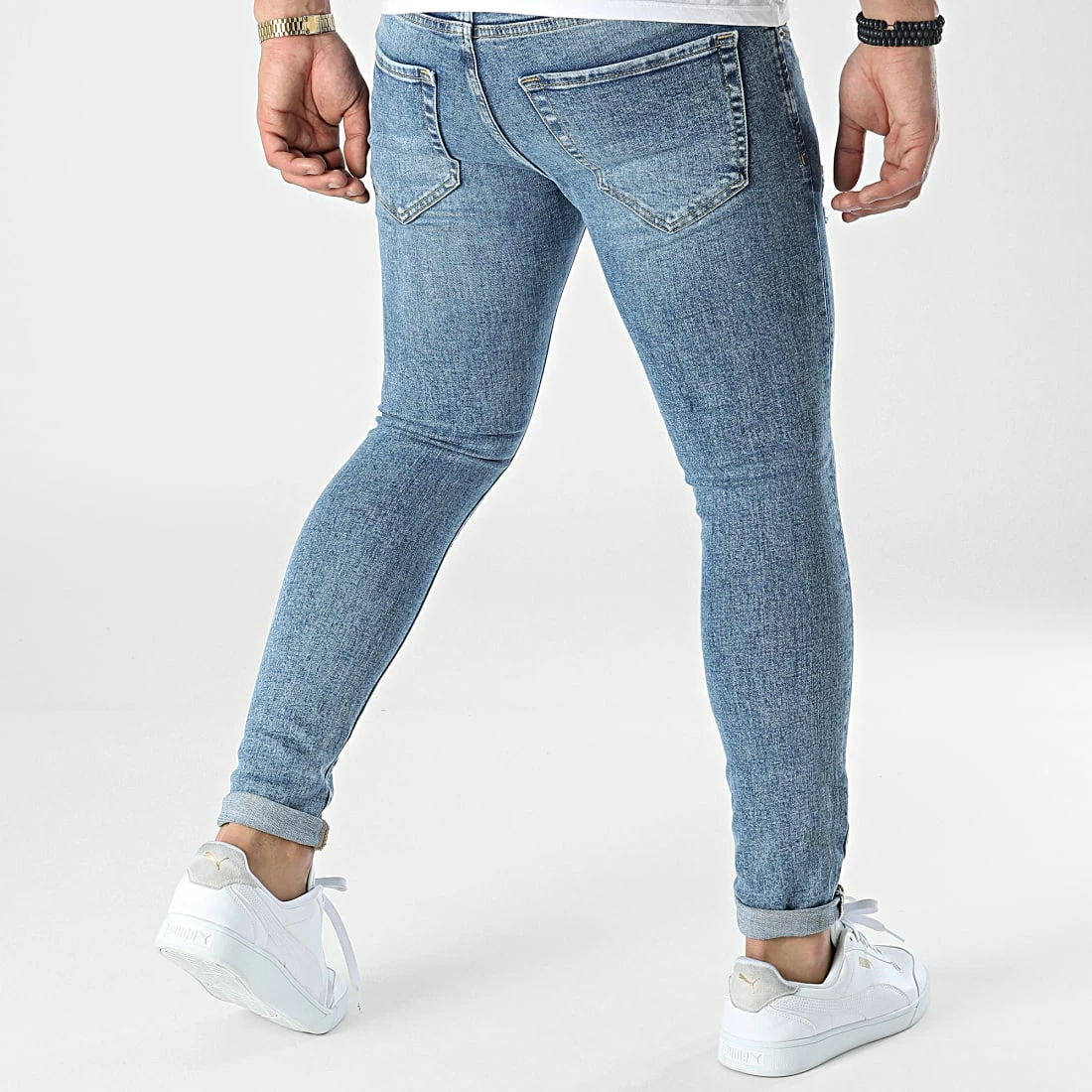 Jean Slim 20052 Bleu Denim de ADJ 6 Jean Slim 20052 Bleu Denim de ADJ – Image 4