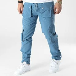 Pantalon Cargo KL-2044 Bleu Canard de ADJ
