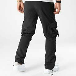 Pantalon Cargo PA-002 Noir de ADJ -ADJ Soldes frilivin 328088 PA 002 BLACK 20220727T151451 04