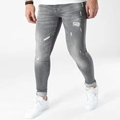 Jean Slim 18902 Gris de ADJ