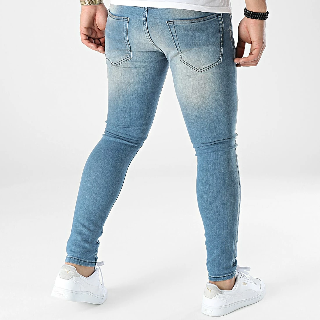 Jean Slim 18910 Bleu Denim de ADJ 6 Jean Slim 18910 Bleu Denim de ADJ – Image 4