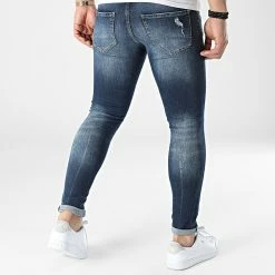 Jean Slim 19814 Bleu Denim de ADJ 9 Jean Slim 19814 Bleu Denim de ADJ -ADJ Soldes grj denim 307650 19814 BLEU 20220308T141731 04