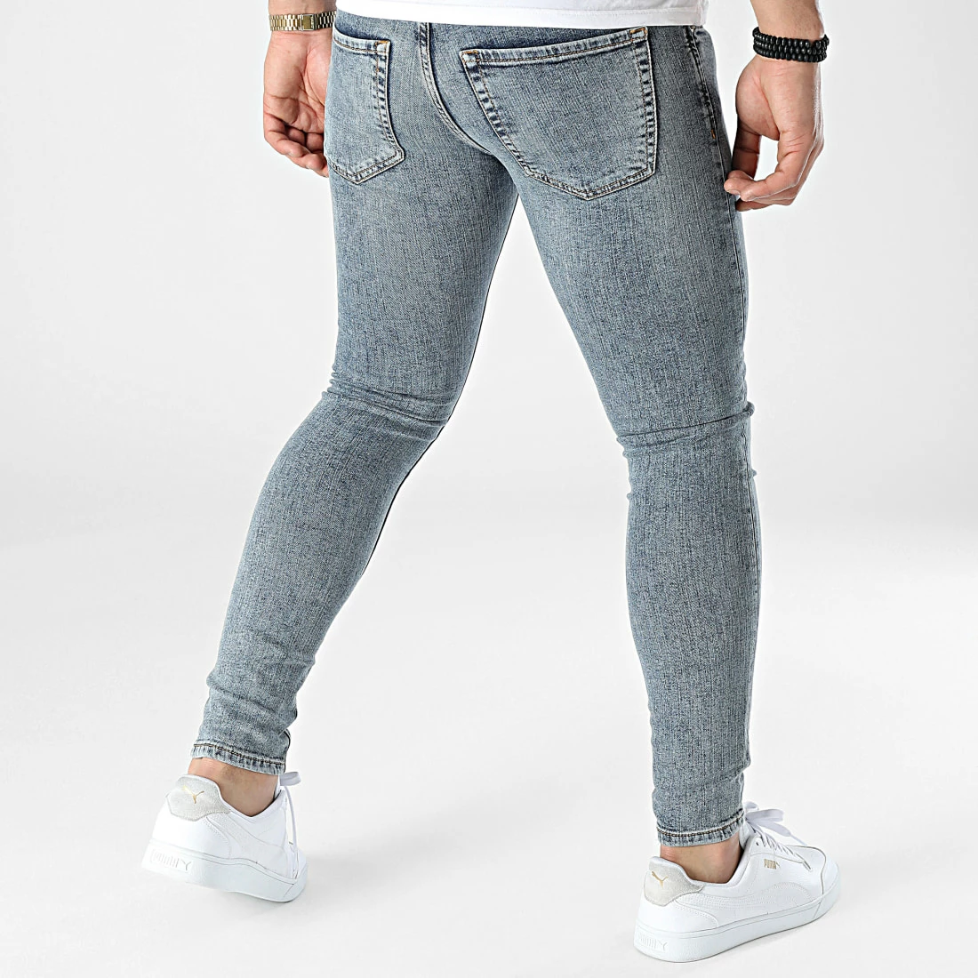 Jean Slim 19813 Bleu Denim de ADJ 6 Jean Slim 19813 Bleu Denim de ADJ – Image 4