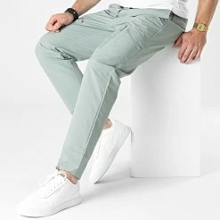Pantalon Cargo KL-2080 Vert Clair de ADJ -ADJ Soldes ikao 323461 KL 2080 MINT 20220621T141208 03